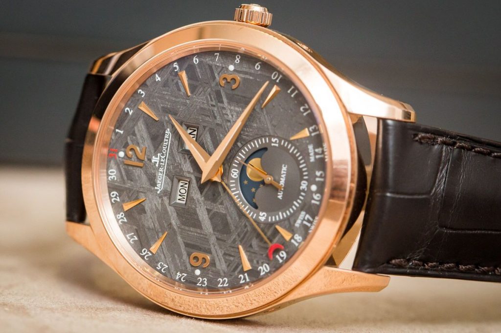 Jaeger-LeCoultre Master Calendar Meteorite 18K Pink Gold Case Replica ...