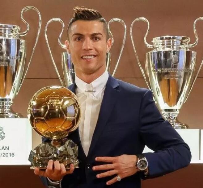 The watch makes Cristiano Ronaldo look more charming and gentle.