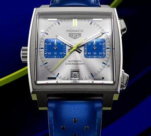 UK Cheap Titanium Replica TAG Heuer Monaco Chronograph Racing Blue Limited Edition Watches
